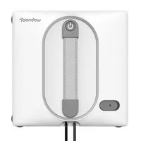 Teendow HW225A Window Cleaning Robot, 5500Pa Strong Suction, Dual Water Spray System, 100ml Water Tank, APP & Remote Control, Voice Broadcast, 5 Cleaning Modes for Windows, Mirrors & Glass Doors