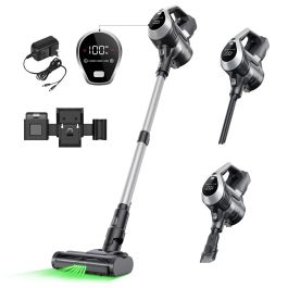 MOOSOO YC1 Cordless Vacuum Cleaner 12kPa High Suction 40min Runtinte LED Display Multi-Cyclone Filtration System 0.8L Dustbin
