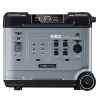 OUKITEL P5000 Pro Portable Power Station, 5120Wh LiFePO4 Battery, 4000W AC Output, Smart Temperature Control, Dual 100W USB-C, Seamless UPS Battery Backup, 15 Outputs, App Control, with Wheels