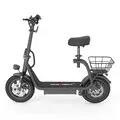 EU DIRECT NANROBOT M5+ Electric Scooter w or Seat and Basket,48V 7_8Ah Battery,500W Motor,Recommended Top Speed 25KM or H,Dual Disc Brakes,Front Fork Suspension,12inch Tires,35KM Max Range,120kg Max Load,Folding E Scooter